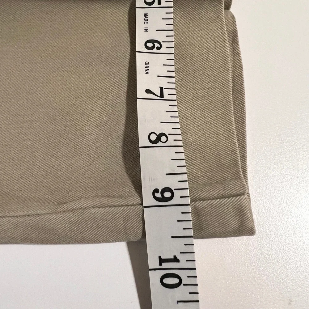 Sideout Mens Vintage Khaki Cargo Pants 32x34 Tan Cotton Straight Leg Twill